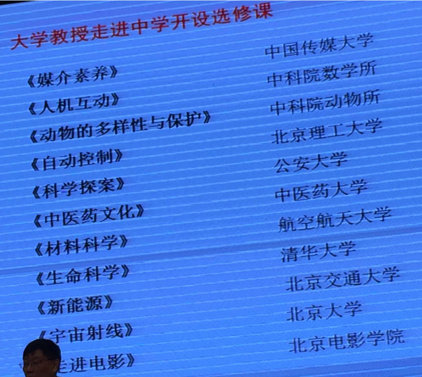 北京师范大学附属中学课程设置1