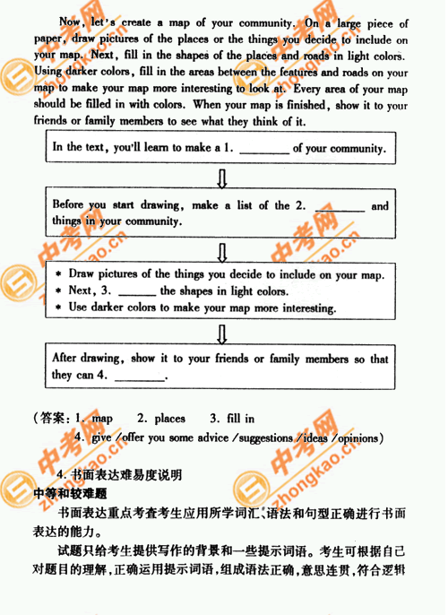 2007年北京中考题型示例――英语（课标卷）18