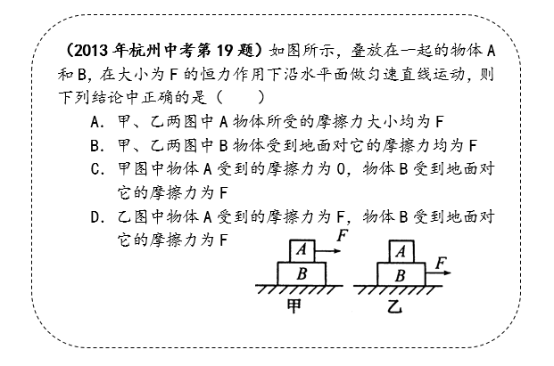 2014年中考科学考查重点分析8