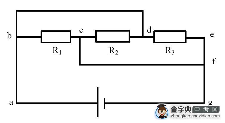 初中物理电路图识别详解——简化电路图1