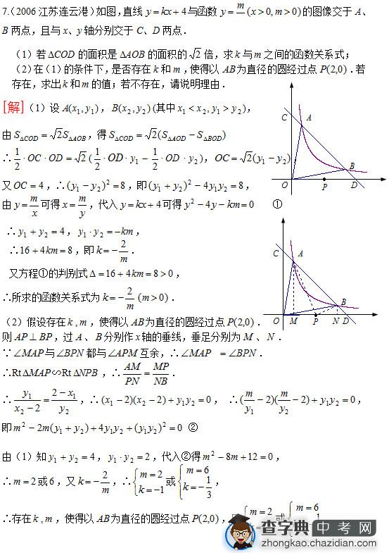 2012中考数学失分重灾区——压轴题训练营（七）1