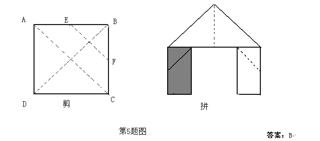 中考数学重难点第一讲 ——折叠剪切问题5