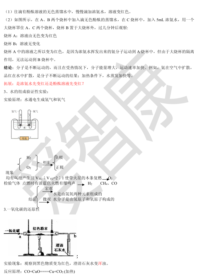 化学入门必备：初三化学实验基础4