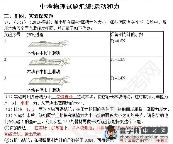 2015年中考物理备考力的知识点：真题及答案辑作图题十八1