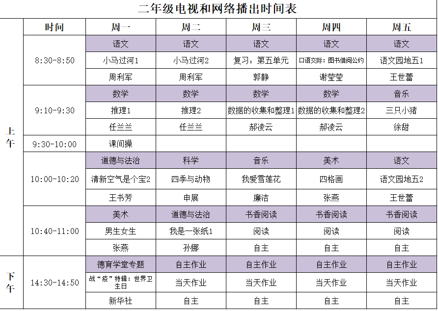 河南中小学“空中课堂”课程表完整版公布（4月20日2