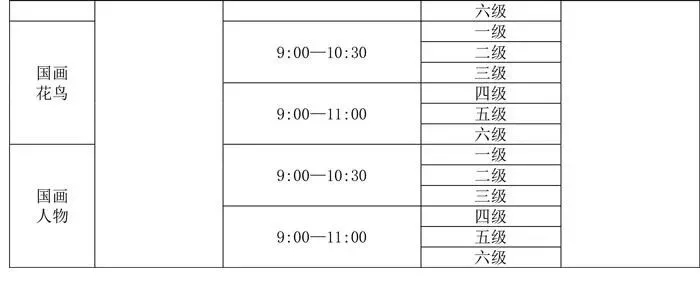 2019年下半年书画等级考试报考通知2